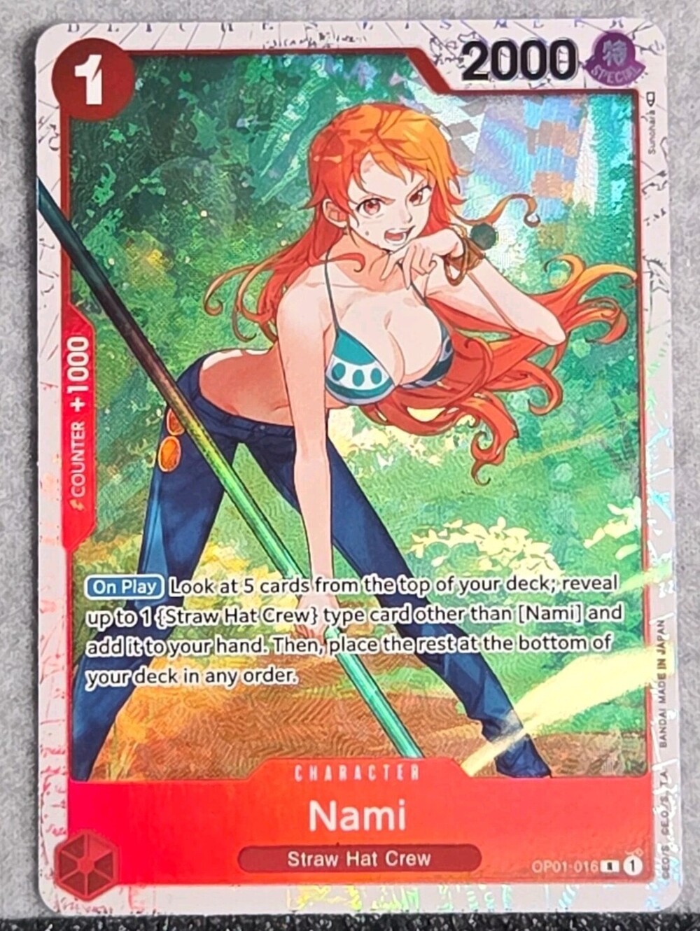 Nami OP01-016 Romance Dawn Foil